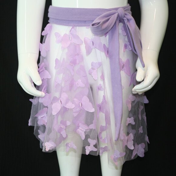 Lavender Butterfly Ballet Skirt | Hand Crafted - Picture 1 of 6